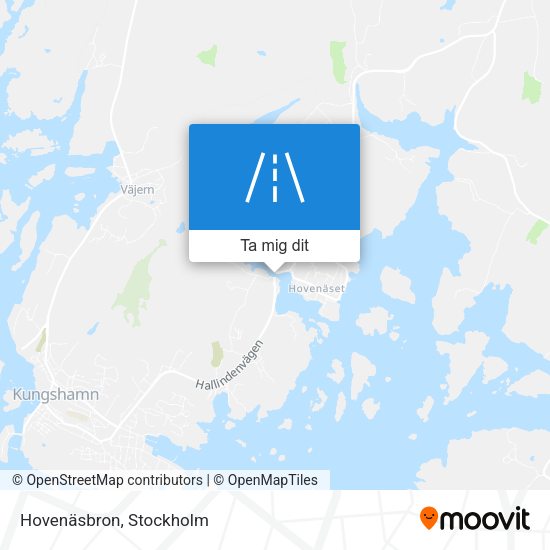 Hovenäsbron karta