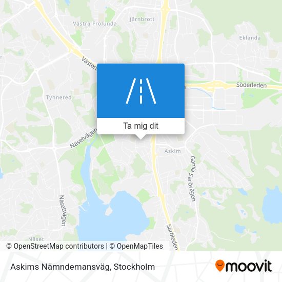 Askims Nämndemansväg karta