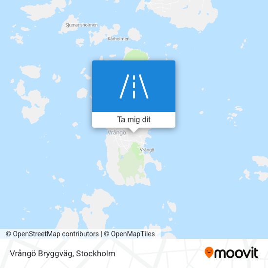 Vrångö Bryggväg karta