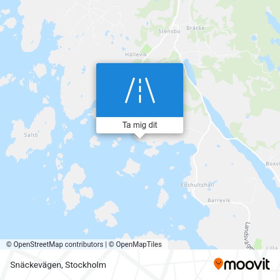 Snäckevägen karta