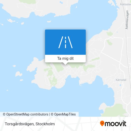 Torsgårdsvägen karta