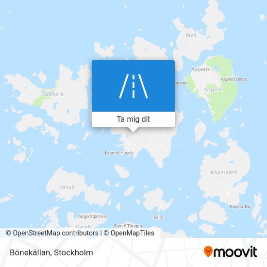 Bönekällan karta