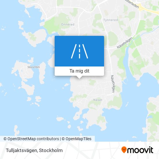 Tulljaktsvägen karta