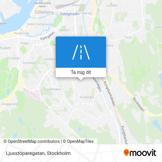 Ljusstöparegatan karta