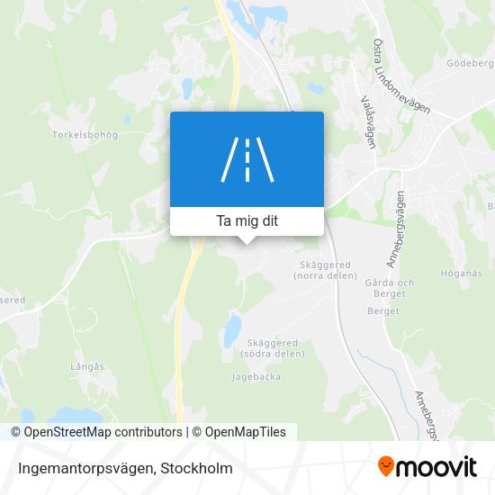 Ingemantorpsvägen karta