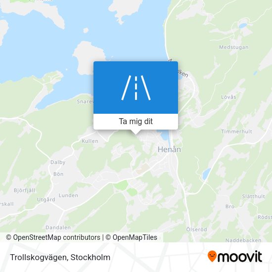 Trollskogvägen karta