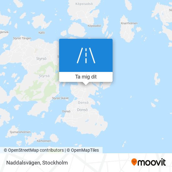 Naddalsvägen karta