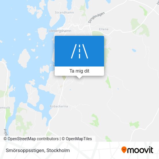 Smörsoppsstigen karta