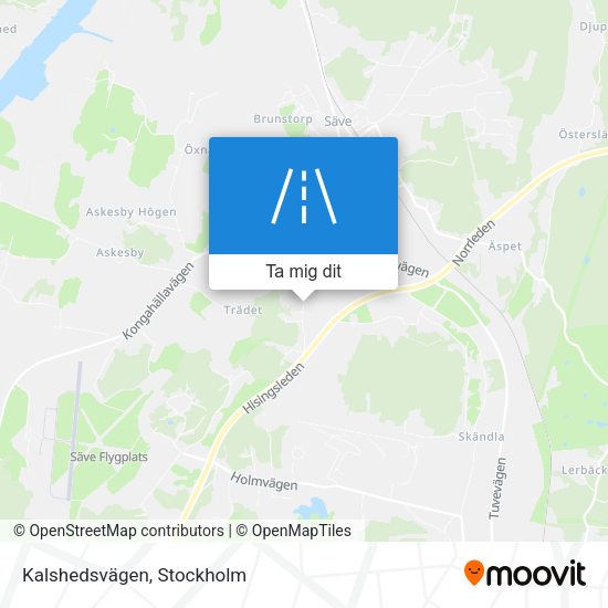 Kalshedsvägen karta
