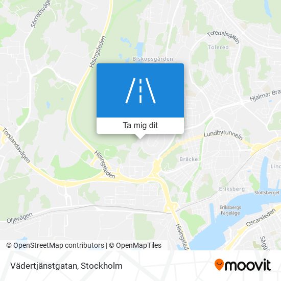 Vädertjänstgatan karta