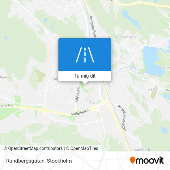 Rundbergsgatan karta