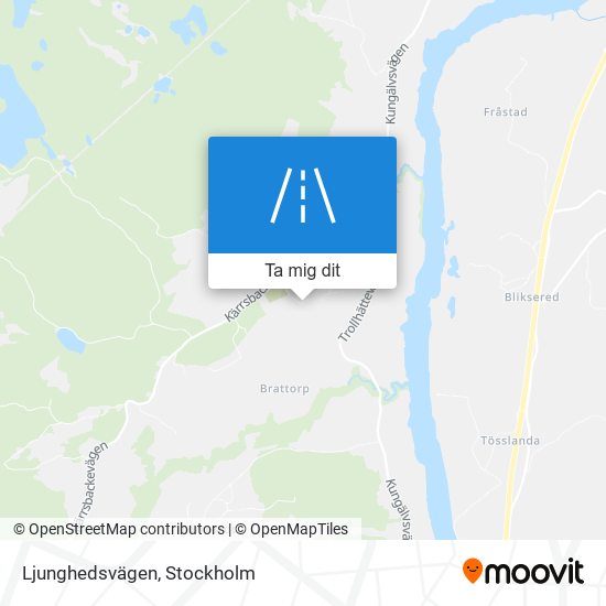 Ljunghedsvägen karta