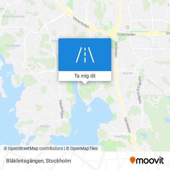 Blåklintsgången karta