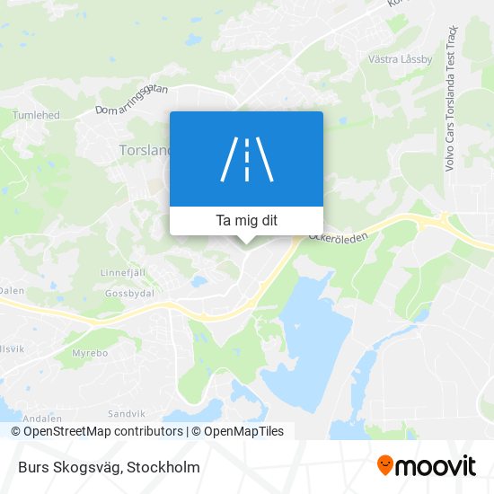 Burs Skogsväg karta