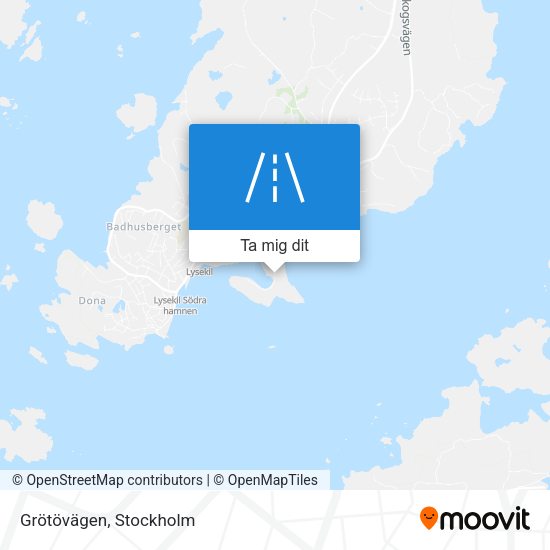 Grötövägen karta