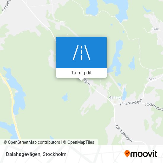 Dalahagevägen karta