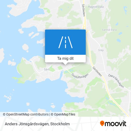 Anders Jönsgårdsvägen karta