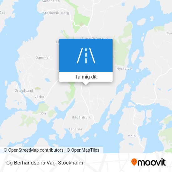 Cg Berhandsons Väg karta