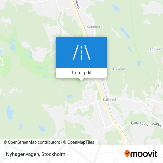 Nyhagenvägen karta