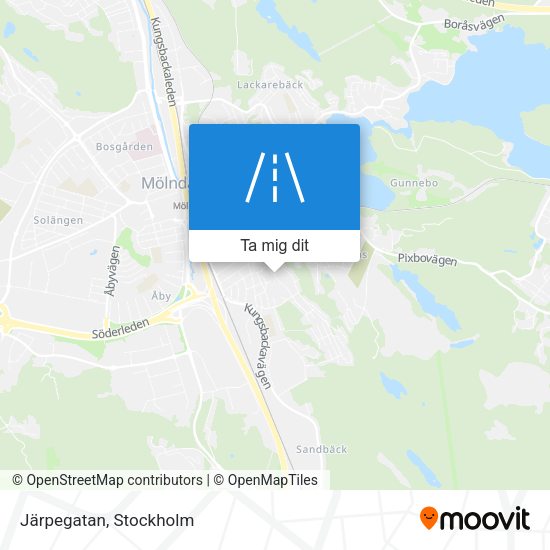 Järpegatan karta