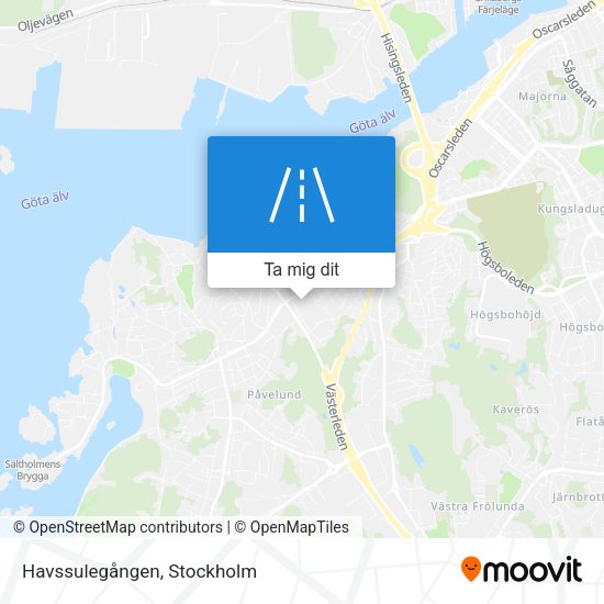 Havssulegången karta