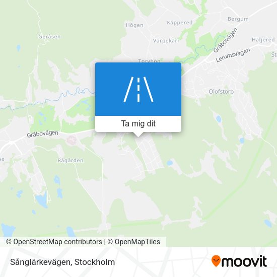 Sånglärkevägen karta