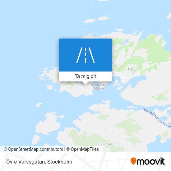 Övre Varvsgatan karta
