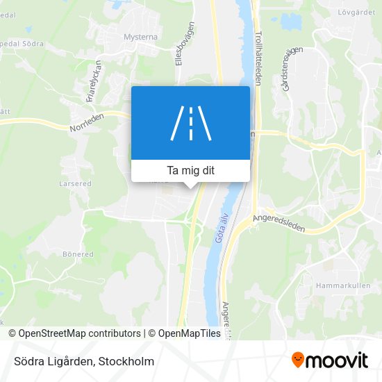 Södra Ligården karta