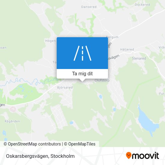 Oskarsbergsvägen karta