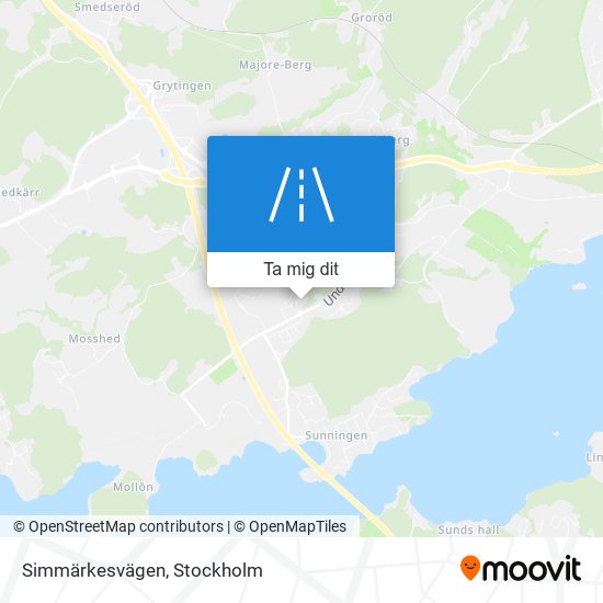 Simmärkesvägen karta