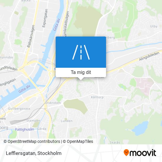 Lefflersgatan karta
