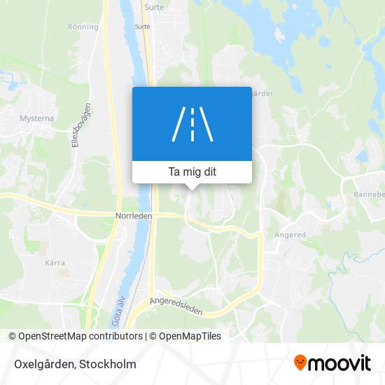 Oxelgården karta