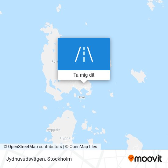 Jydhuvudsvägen karta