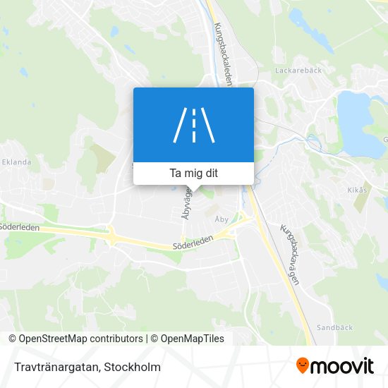 Travtränargatan karta