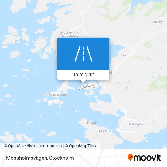 Mossholmsvägen karta