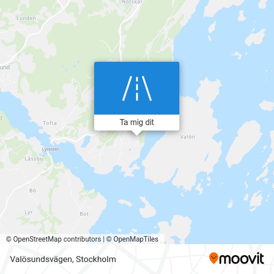 Valösundsvägen karta