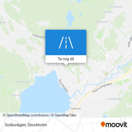 Solåsvägen karta