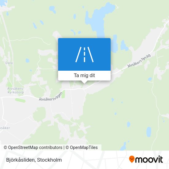 Björkåsliden karta
