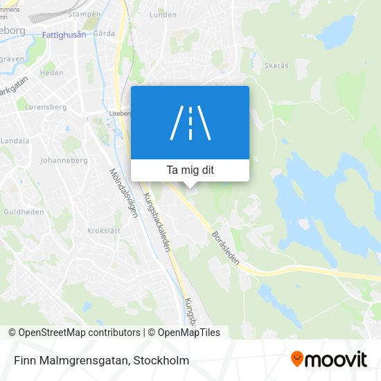 Finn Malmgrensgatan karta