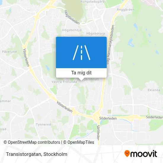 Transistorgatan karta