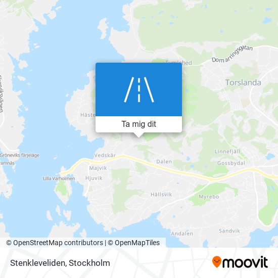 Stenkleveliden karta