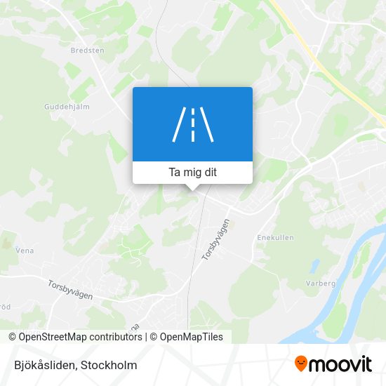 Bjökåsliden karta