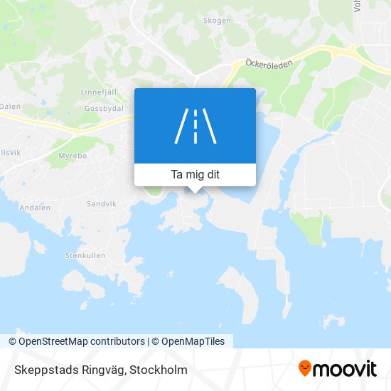Skeppstads Ringväg karta