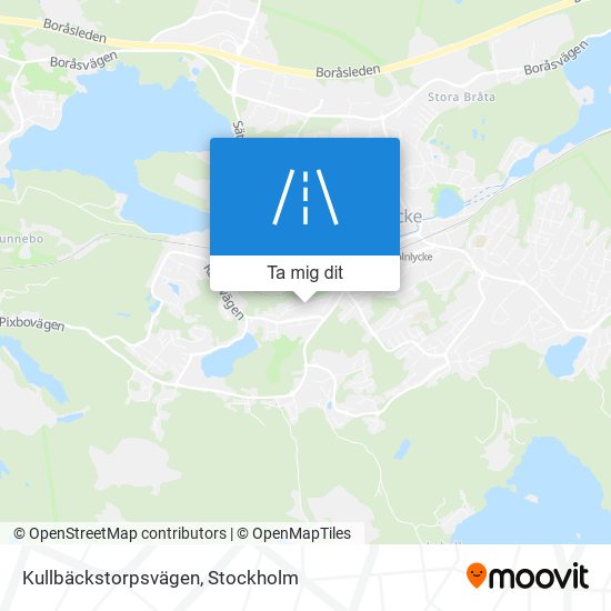 Kullbäckstorpsvägen karta