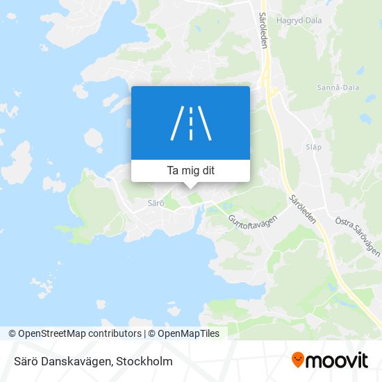 Särö Danskavägen karta