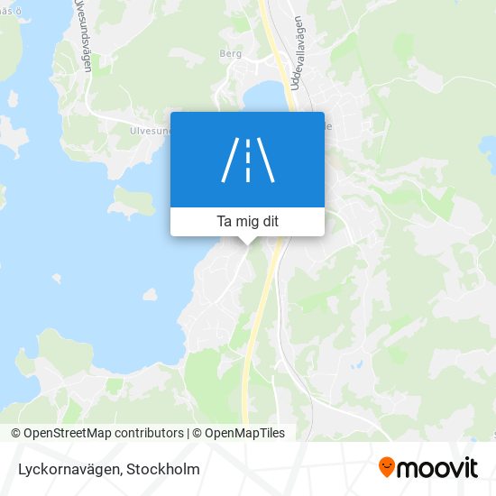 Lyckornavägen karta