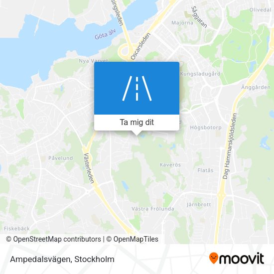 Ampedalsvägen karta