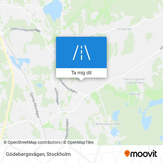 Gödebergsvägen karta