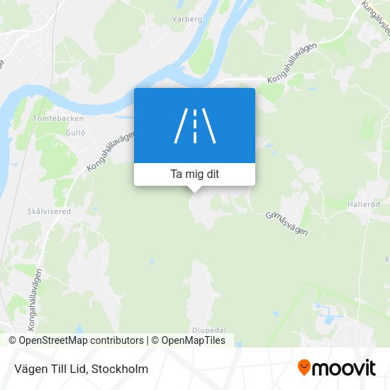 Vägen Till Lid karta