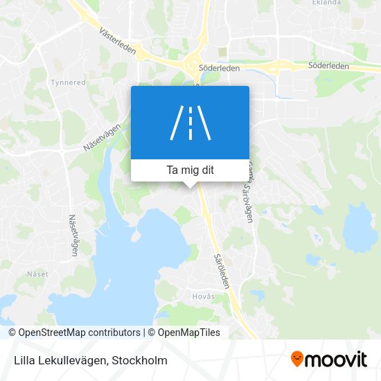 Lilla Lekullevägen karta